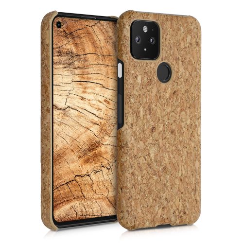Etui do Google Pixel 5, Cork, Brown, 53662.24