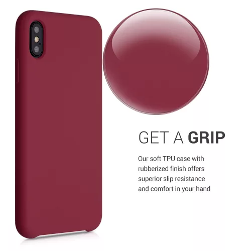 Etui do Apple iPhone XS Max, Silikon, Fioletowy, 45909.209