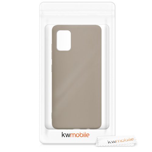 Etui do Samsunga Galaxy A51, Silikon, Szary, 51196.125