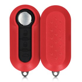   Etui na klucze do Fiata / Lanica - 3 przyciski, tworzywo sztuczne, czerwone, 48232.09