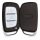 Etui na klucze do Hyundai / Kia - 3 przyciski - Keyless Go, Plastik, Czarny, 53711.01