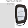 Etui na klucze do Hyundai / Kia - 3 przyciski - Keyless Go, Plastik, Czarny, 53711.01