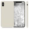 Etui do iPhone'a XS Max, Silikon, Kremowy, 45909.204