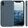 Etui na iPhone XR, włókna roślinne, Niebieski, 49105.202