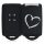 Osłona kluczyka do samochodu Renault / Dacia - 4 przyciski - Keyless Go, silikon, czarna, 49769.10