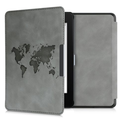 Etui na Kindle Paperwhite 10, Skóra ekologiczna, Szary, 48975.13
