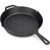 Głęboka patelnia żeliwna z rączką Navaris - 30 cm, 48585.01