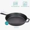 Głęboka patelnia żeliwna z rączką Navaris - 30 cm, 48585.01