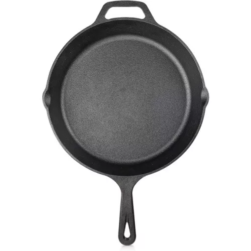 Głęboka patelnia żeliwna z rączką Navaris - 30 cm, 48585.01