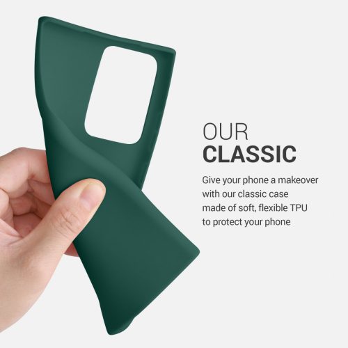 Etui do Samsunga Galaxy Note 20 Ultra, Silikon, Zielone, 52842.184