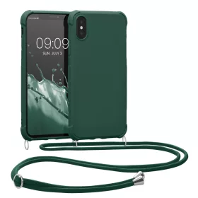   Etui do Apple iPhone X / iPhone XS, Silikon, Zielony, 49915.80