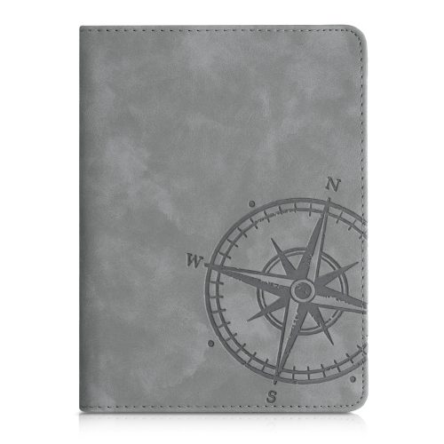 Okładka na dokumenty samochodowe, Kwmobile, Szara, Skóra ekologiczna, 53858.01