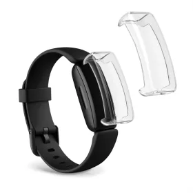   Zestaw 2 etui do Fitbit Inspire 2/Ace 3, Kwmobile, przezroczysty, silikon, 53870.01