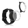 Zestaw 2 etui do Xiaomi Amazfit GTR 2 / Amazfit GTR 2e, silikon, przezroczysty / czarny, 53907.02