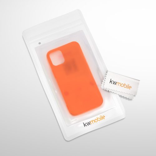Etui do Apple iPhone 12 / iPhone 12 Pro, Silikon, Pomarańczowy, 53939.69