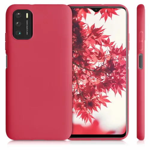 Etui do Xiaomi Poco M3, silikonowe, czerwone, 53971.208