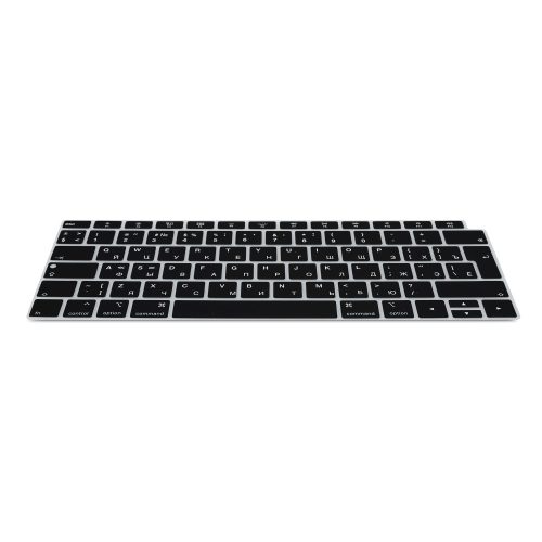 Osłona klawiatury do Apple MacBook Air 13,3" (2018-2020), Kwmobile, Czarna, Silikon, 53983.01
