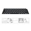 Osłona klawiatury do Apple MacBook Air 13,3" (2018-2020), Kwmobile, Czarna, Silikon, 53983.01