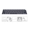 Osłona klawiatury do Apple MacBook Air 13,3" (2018-2020), Kwmobile, Czarna, Silikon, 53982.01