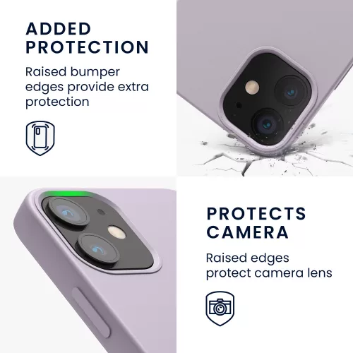 Etui do Apple iPhone 12 Mini, Silikon, Fioletowy, 52640.192