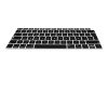 Osłona klawiatury do Apple MacBook Air 13,3" (2018-2020), Kwmobile, Czarna, Silikon, 53986.01