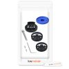 Uchwyt rowerowy do GPS Garmin Bryton Rider/CatEye/Edge, Kwmobile, Czarny/Niebieski, Metal, 47556.04
