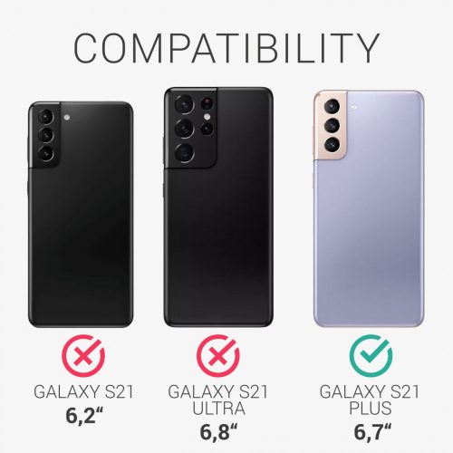 Etui do Samsunga Galaxy S21 Plus, Silikon, Fioletowy, 54066.108