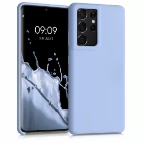   Etui do Samsunga Galaxy S21 Ultra, Silikon, Niebieski, 54074.58