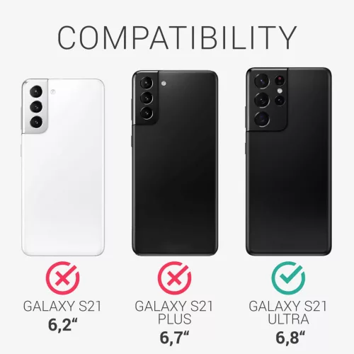 Etui do Samsunga Galaxy S21 Ultra, Silikon, Niebieski, 54074.58