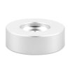 Adapter centralny do winylu 45 obr/min 7 cali, Kwmobile, Srebrny, Aluminium, 54141.01