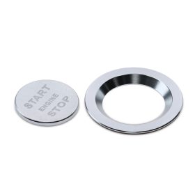   Przycisk Start Stop do Land Rovera/Jaguara Land Rovera/Jaguara, Kwmobile, Srebrny, Aluminium, 54124.35