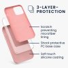Etui do Apple iPhone 12 Pro Max, Silikon, Różowy, 52644.193