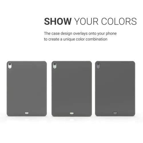 Etui do Apple iPad Air 4 (2020), Silikon, Czarny, 53417.01