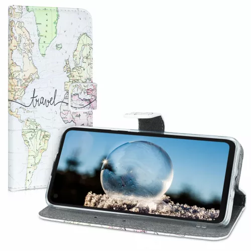 Pokrowiec na Motorolę Moto G8 Power, Skóra ekologiczna, Wielokolorowy, 51800.03