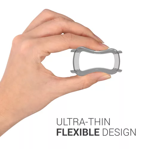 Zestaw 2 etui do Xiaomi Amazfit GTS 2 Mini, silikon, czarny, 54201.02