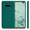 Etui do Samsunga Galaxy S10 Plus, Silikon, Zielone, 49028.184