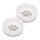 Zestaw 2 misek porcelanowych Navaris dla kotów, 400 ml, Brązowy, 48520.02.10