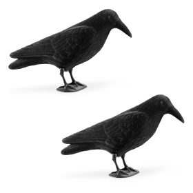   Set 2 Decor corb din plastic Navaris, 38.1x12.7x10.7 cm, pentru gradina, 54256.02