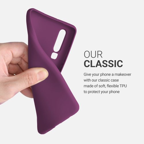 Etui do Huawei P30, Silikon, Fioletowy, 47410.197
