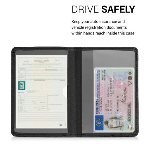 Okładka na dokumenty samochodowe, Kwmobile, Multikolor, Skóra ekologiczna, 50104.14