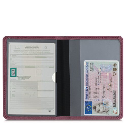 Okładka na dokumenty samochodowe, Kwmobile, Visiniu, Skóra ekologiczna, 50103.114