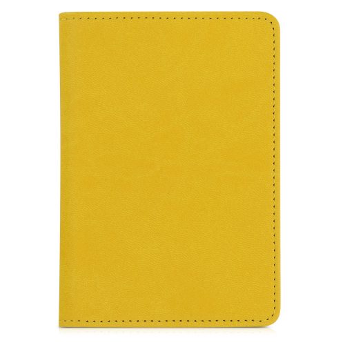 Okładka na dokumenty samochodowe, Kwmobile, Żółta, Skóra ekologiczna, 50103.06