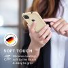 Etui do Google Pixel 4a, Silikon, Kremowy, 52549.204