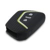 Osłona kluczyka do samochodu VW / Skoda / Seat - 3 przyciski, kwmobile, silikon, czarna, 54313.04