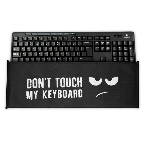 Etui na klawiaturę do Logitech MK270 Wireless, Kwmobile, czarno-biały, plastikowy, 54308.01