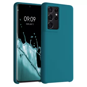   Etui do Samsunga Galaxy S21 Ultra, Silikon, Zielone, 54074.57