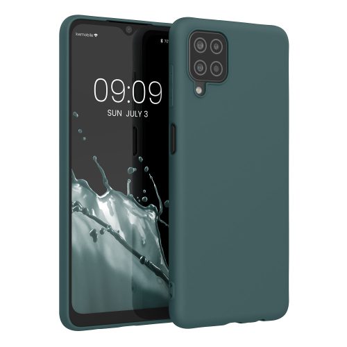Etui do Samsunga Galaxy A12, Silikon, Zielone, 54048.171