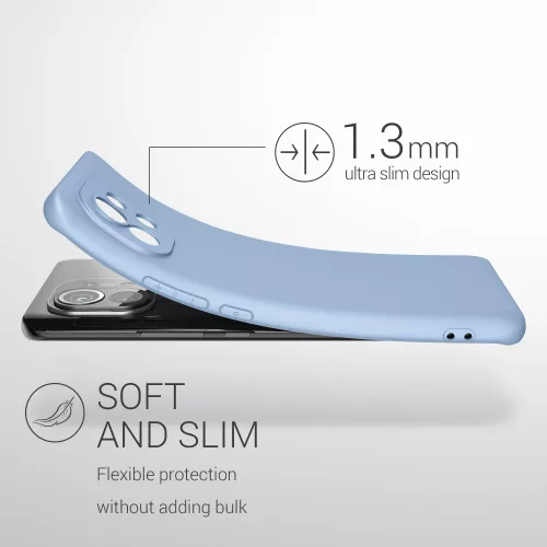 Etui do Xiaomi Mi 11, Silikon, Niebieski, 54188.58