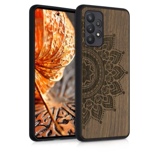 Etui do Samsunga Galaxy A52 / Galaxy A52 5G / Galaxy A52s 5G, Drewno, Brąz, 54354.01