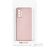 Etui do Samsunga Galaxy A72, Silikon, Różowe Złoto, 54363.31